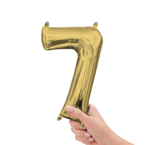 Number 7 White Gold 40 cm